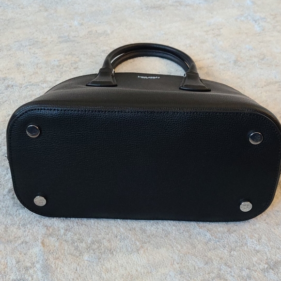 Kate Spade Large Sylvia Dome Satchel Black Leather - Picture 6 of 10